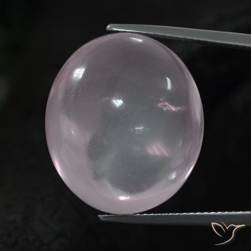 38.11ct 天然 非常浅的粉红色 芙蓉石, 椭圆形, 透明