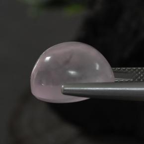 11.10克拉天然粉色粉晶，椭圆形切割，13.9×12.1毫米，透明
