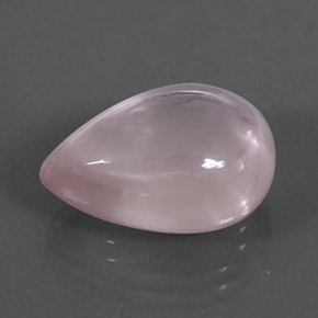13.67克拉天然粉色粉晶，梨形，18.1×13.1毫米，透明