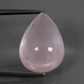 13.67克拉天然粉色粉晶，梨形，18.1×13.1毫米，透明