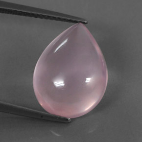 8.15克拉天然粉色粉晶，透明，16×11.9毫米，透明/半透明