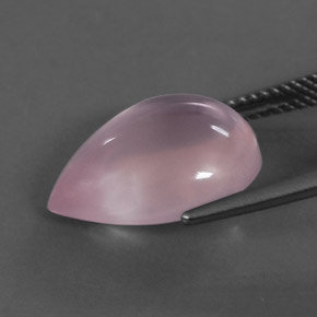 8.15克拉天然粉色粉晶，透明，16×11.9毫米，透明/半透明