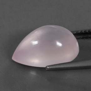 5.73克拉天然粉色粉晶，透明，13.8×9.3毫米，透明/半透明
