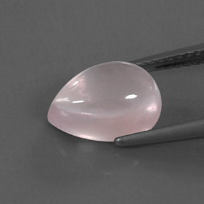 2.66克拉天然粉色粉晶，透明，10.3×7毫米，透明/半透明