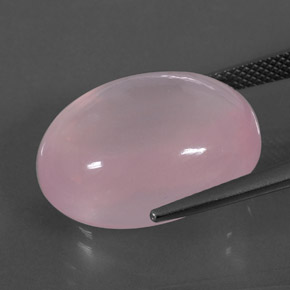 23.66克拉天然粉色粉晶，透明，20×14.9毫米，透明/半透明
