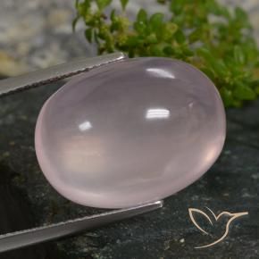 27.49克拉天然芙蓉石，椭圆形，半透明
