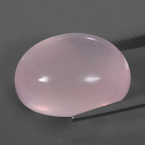 26.27克拉天然粉色粉晶，透明，20.3×15.3毫米，透明/半透明
