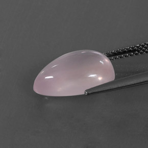 4.48克拉天然粉色粉晶，梨形，13.4×9.1毫米，透明