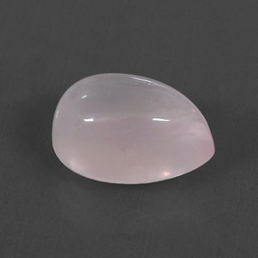 5.93克拉天然粉色粉晶，梨形，13.3×9.1毫米，透明