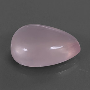8.11克拉天然粉色粉晶，梨形，16.2×12.3毫米，透明