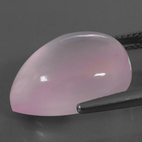 14.63克拉天然粉色粉晶，梨形，18.1×13.1毫米，透明