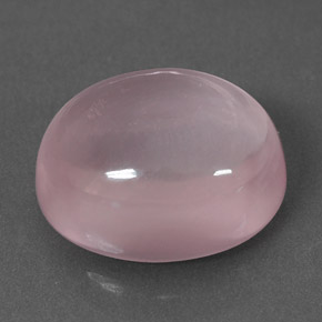 6.10克拉天然粉色粉晶，椭圆形切割，12.3×10.1毫米，透明