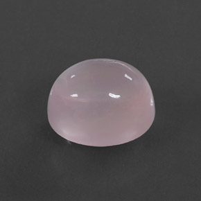 7.42克拉天然粉色粉晶，椭圆形切割，12.3×10.2毫米，透明