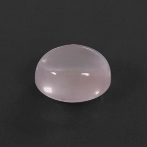 5.98克拉天然粉色粉晶，椭圆形切割，12.2×10.2毫米，透明