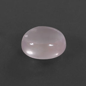 5.89克拉天然粉色粉晶，椭圆形切割，12.2×10.1毫米，透明
