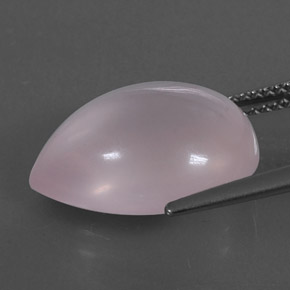 9.09克拉天然粉色粉晶，透明，16.1×12毫米，透明/半透明
