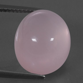 12.46克拉天然粉色粉晶，透明，14.2×12毫米，透明/半透明