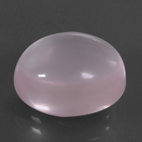 10.34克拉天然粉色粉晶，椭圆形切割，14.1×11.9毫米，透明