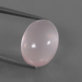 13.46克拉天然粉色粉晶，椭圆形切割，16.2×12.1毫米，透明
