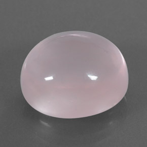 10.40克拉天然粉色粉晶，椭圆形切割，13.9×12.1毫米，透明
