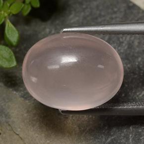 13.32克拉天然粉色粉晶，椭圆形切割，16.1×12.2毫米，透明