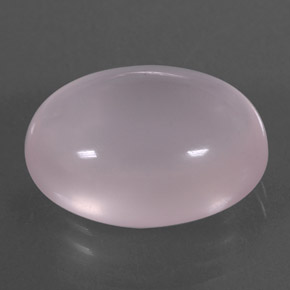 11.02克拉天然粉色粉晶，椭圆形切割，16×12.1毫米，透明