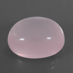 13.08克拉天然粉色粉晶，椭圆形切割，16.1×12.1毫米，透明
