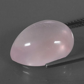 11.22克拉天然粉色粉晶，梨形，16.2×12.2毫米，透明