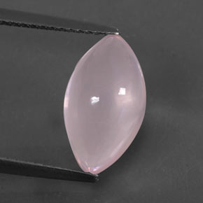 3.11克拉天然粉色粉晶，马眼形，13.2×7.6毫米，透明