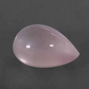 5.27克拉天然粉色粉晶，梨形，13.2×9毫米，透明