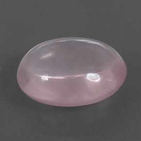 10.34克拉天然粉色粉晶，椭圆形切割，16×12.5毫米，透明