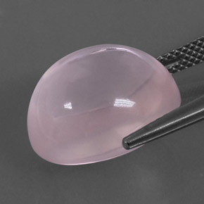 14.93克拉天然粉色粉晶，透明，15.8×13.4毫米，透明/半透明