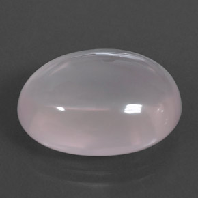 17.53克拉天然粉色粉晶，椭圆形切割，19.4×14.6毫米，透明