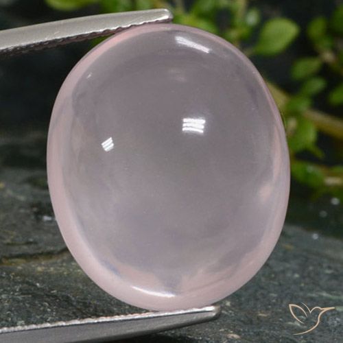 16.28ct 天然 浅粉色 芙蓉石, 椭圆形, 半透明