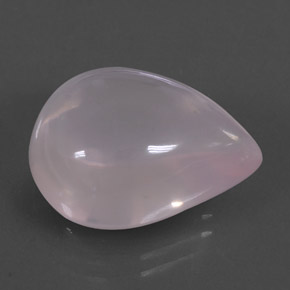 15.41克拉天然粉色粉晶，梨形，18.4×14.5毫米，透明