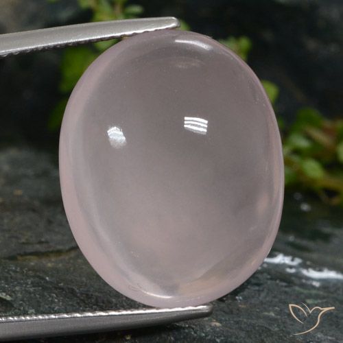 19.36ct 天然 非常浅的粉红色 芙蓉石, 椭圆形, 半透明
