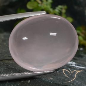 19.36克拉天然芙蓉石，椭圆形，半透明