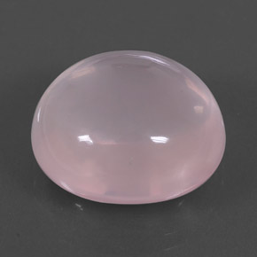 17.96克拉天然粉色粉晶，椭圆形切割，17.2×15.9毫米，透明