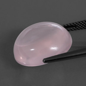 15.13克拉天然芙蓉石，椭圆形切割，透明