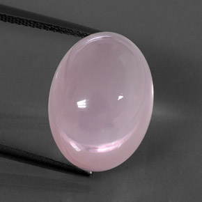 17.60克拉天然粉色粉晶，透明，16.1×12.1毫米，透明/半透明