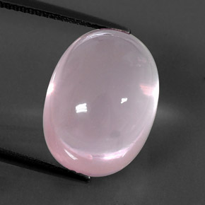 14.49克拉天然粉色粉晶，透明，16.2×12毫米，透明/半透明