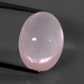 16.43克拉天然粉色粉晶，透明，16.1×12.2毫米，透明/半透明