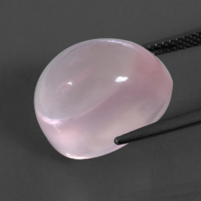 16.43克拉天然粉色粉晶，透明，16.1×12.2毫米，透明/半透明