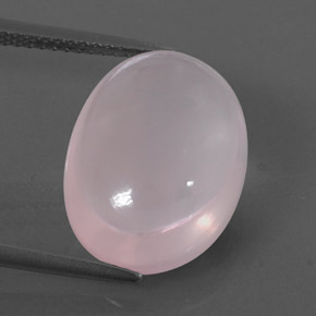 10.64克拉天然粉色粉晶，透明，16.1×12.2毫米，透明/半透明