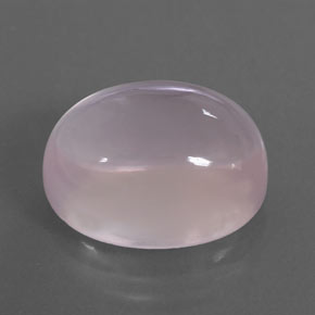 12.86克拉天然粉色粉晶，椭圆形切割，16.1×12毫米，透明