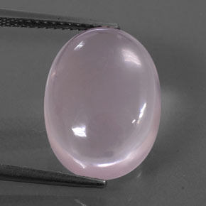 9.98克拉天然粉色粉晶，椭圆形切割，16.2×12.1毫米，透明