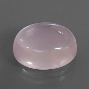 12.72克拉天然粉色粉晶，椭圆形切割，16.2×12.2毫米，透明