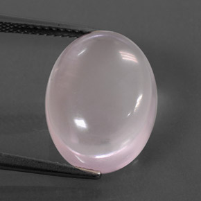 10.39克拉天然粉色粉晶，椭圆形切割，16.1×12.1毫米，透明