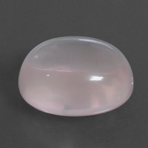 8.63克拉天然粉色粉晶，椭圆形切割，14.1×11.8毫米，透明