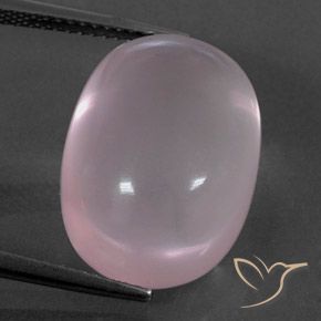 18.41ct 天然 浅粉色 芙蓉石, 椭圆形, 透明